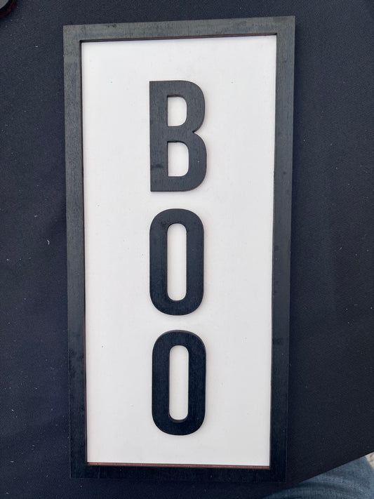 Boo Sign