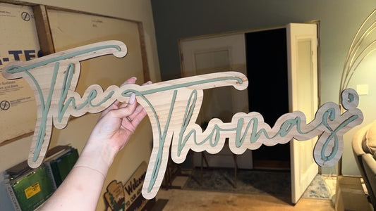 Customized Name Sign